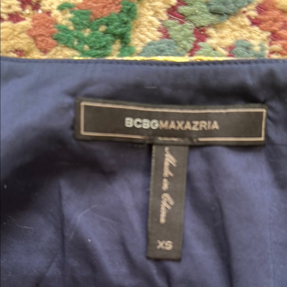 BCBGMaxAzria Metallic Gold Mini Skirt - Picture 5 of 5